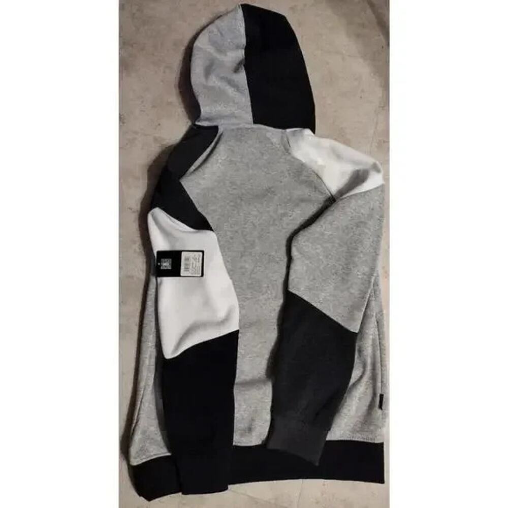 NBA Basketball Hoodie Sweatshirt Mens Medium Black White Pull Over - Picture 4 of 4